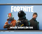 Fortnite Battle Royale: Einladung zum iOS-Event.