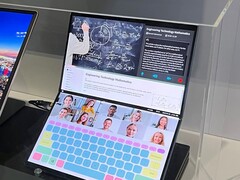 Das Flex Note von Samsung ist nur eines von vielen Foldables, Slideables und Rollables die auch auf der Displayweek 2022 wieder zu sehen waren.