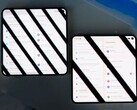 Das Google Pixel 10 Pro Fold (rechts) flackert weitaus weniger als sein Vorgänger. (Bildquelle: Android Central, YouTube)