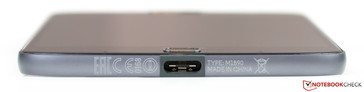 Unten: USB-Typ-C-Port