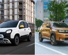 Die erneuerte Panda-Familie von Fiat: Links der kompakte Pandina, rechts der größere Grande Panda. Beide Modelle sind als Hybrid, Benziner oder (Grande Panda) als Elektroauto bestellbar (Quelle: Fiat).