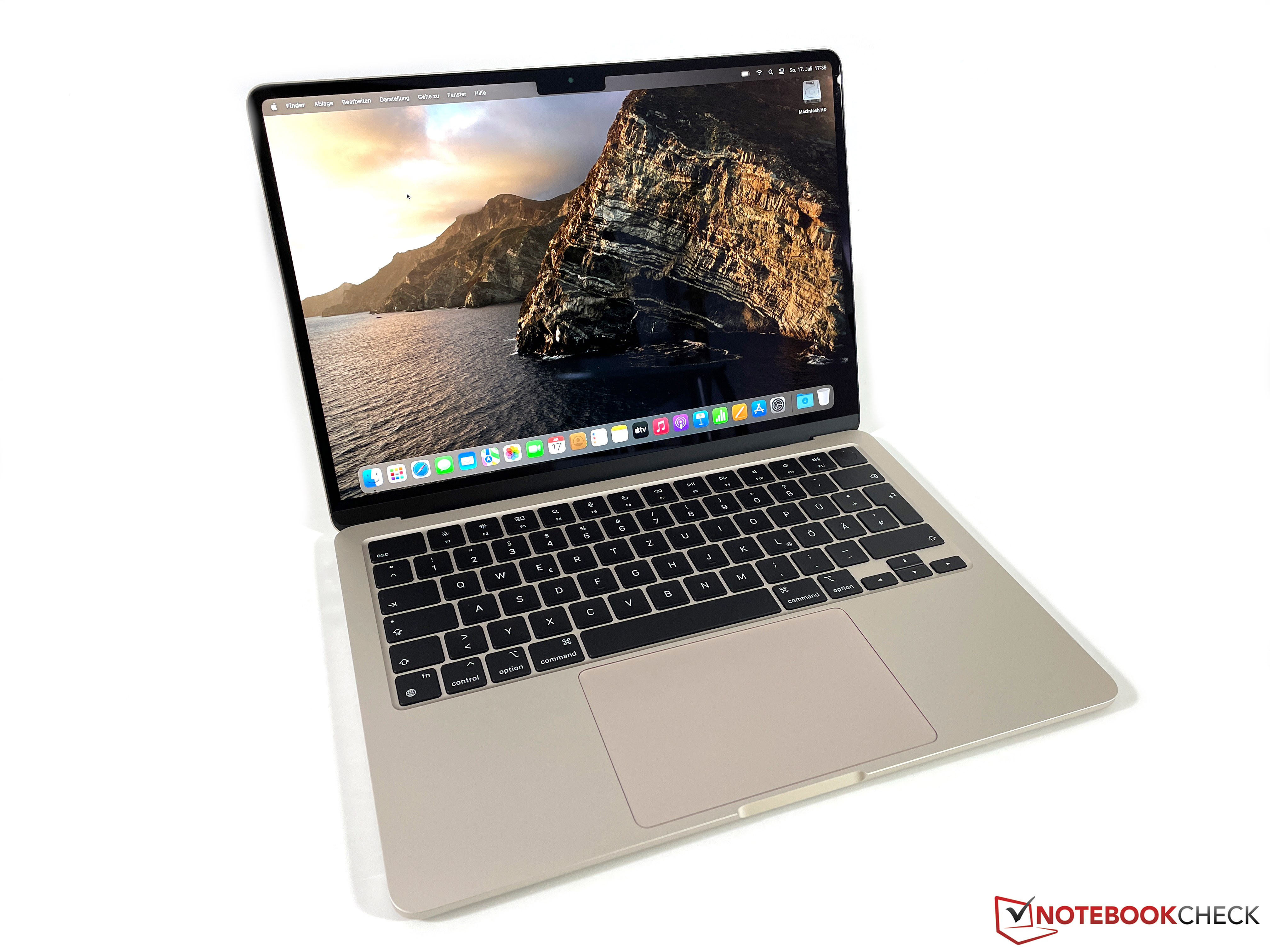 10-Kern-GPU im Apple sich MacBook Air M2 lohnt - Tests - Test schnellere Die nicht Notebookcheck.com