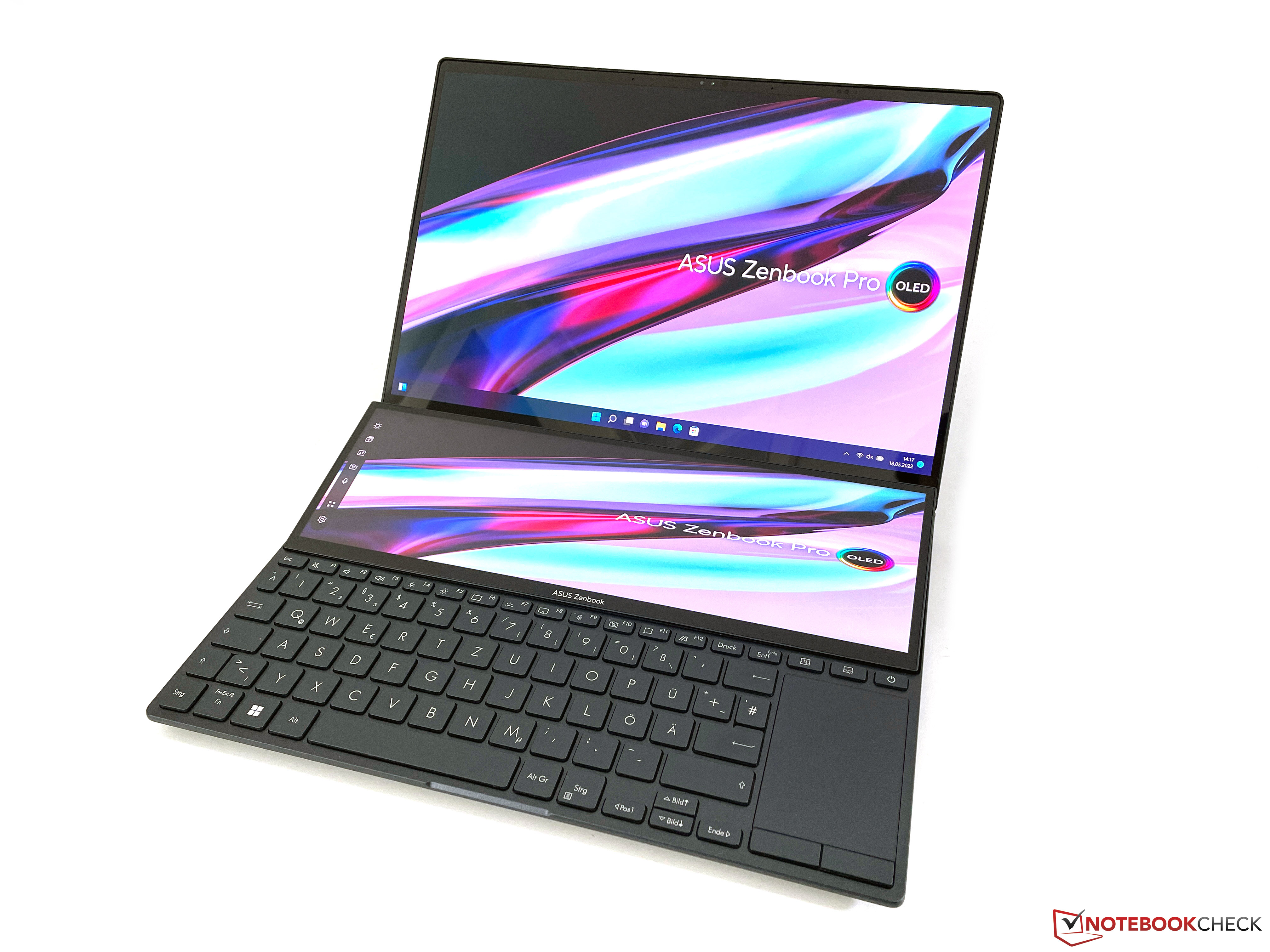 Asus Zenbook Pro Duo Im Test Dual Screen Laptop Mit Schnellem