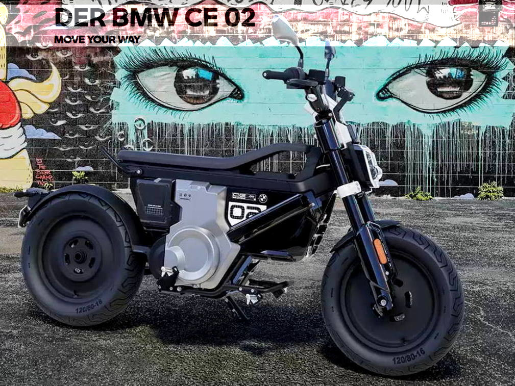 BMW CE 02 als 125er und 50er: Neuer Elektroroller für 2024