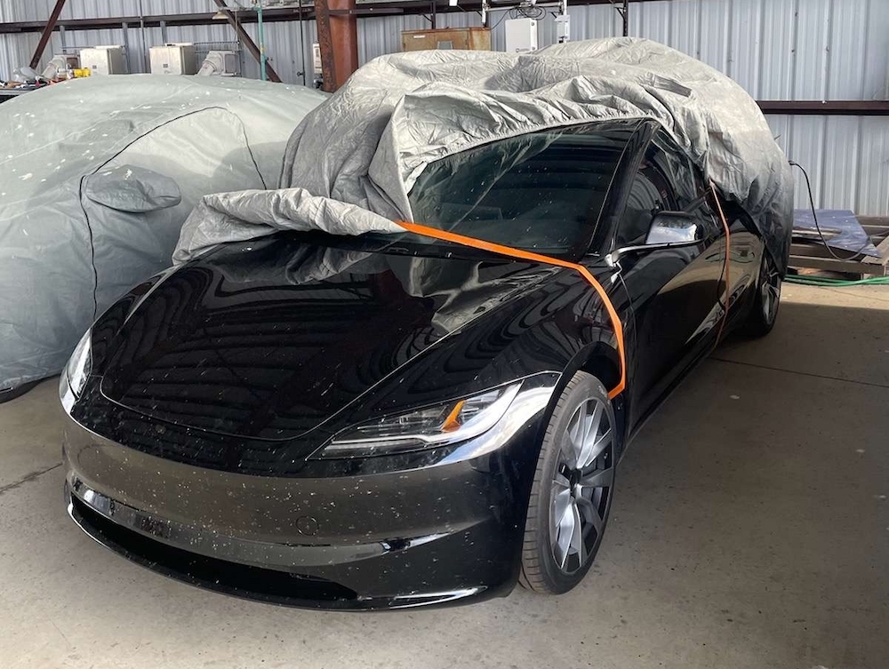 Tesla Model 3: Geleaktes Bild zeigt hübsche Designänderungen des 2023er  Facelift -  News