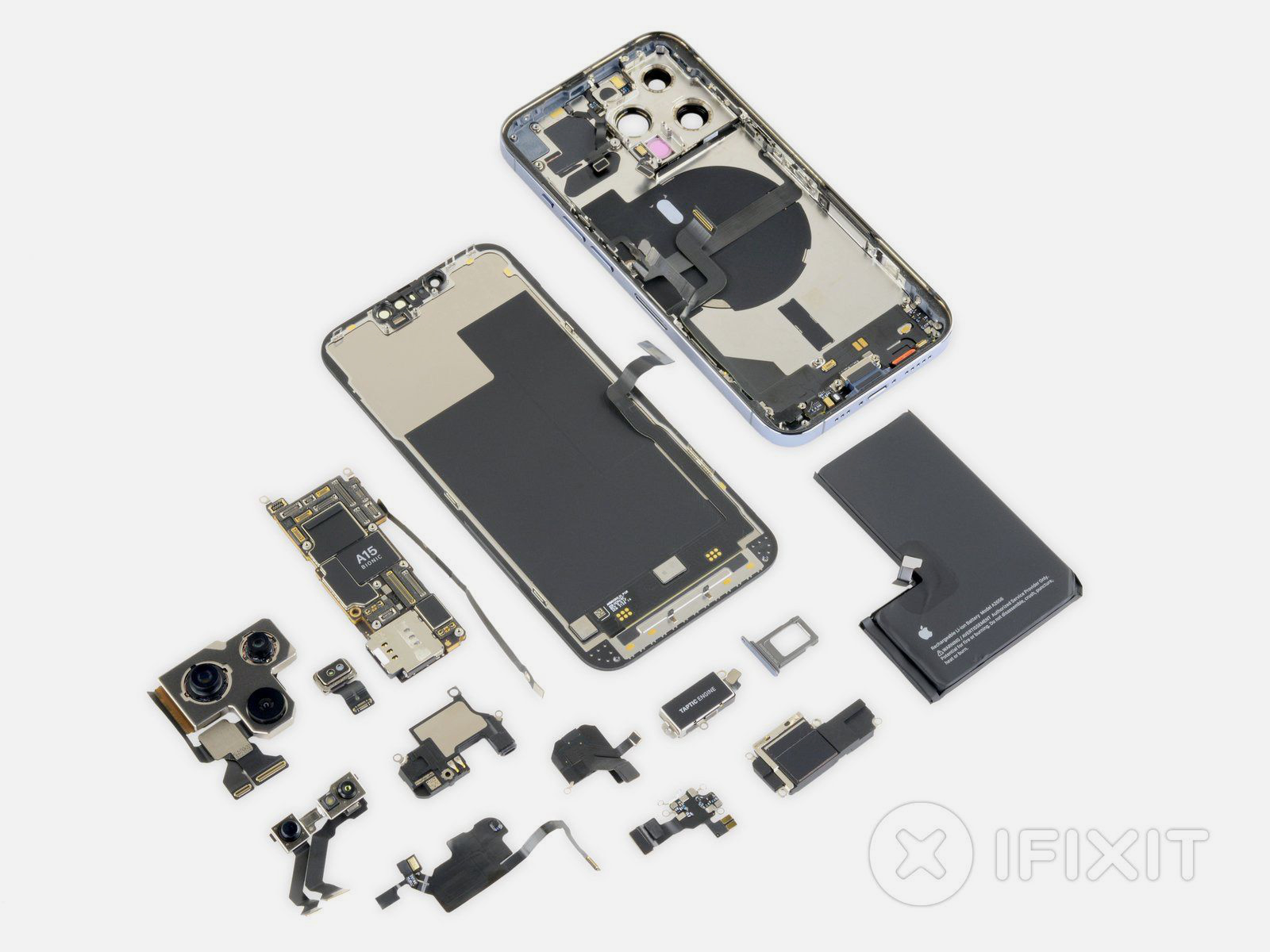 Das Apple iPhone 13 Pro erhält im Teardown von iFixit eine