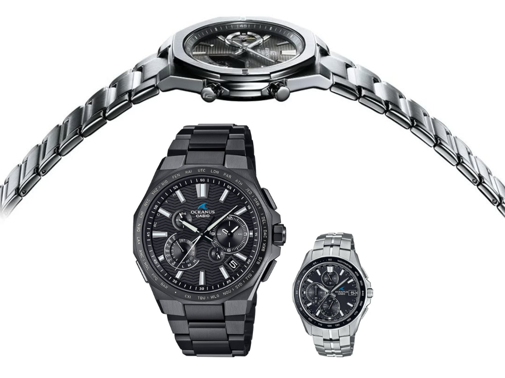 Leak: Neue Casio Uhren Edifice und Oceanus mit Saphirglas und Titangehäuse sind solarbetrieben