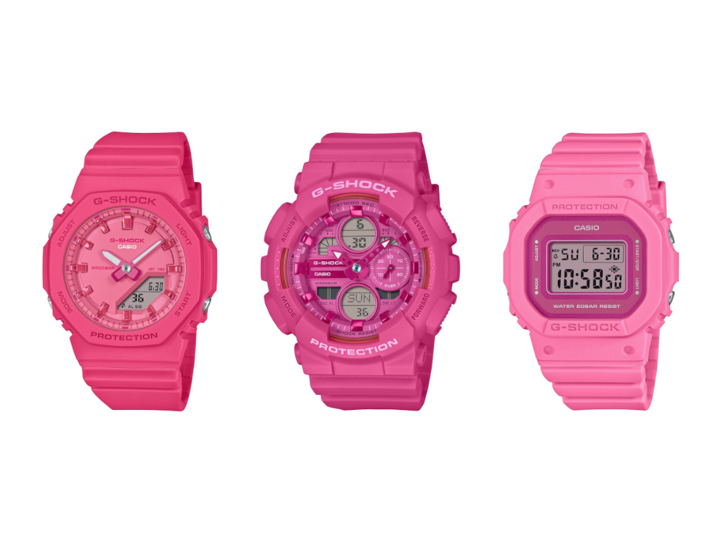 Casio präsentiert die wasserfeste „Power Pink“-Uhrenkollektion