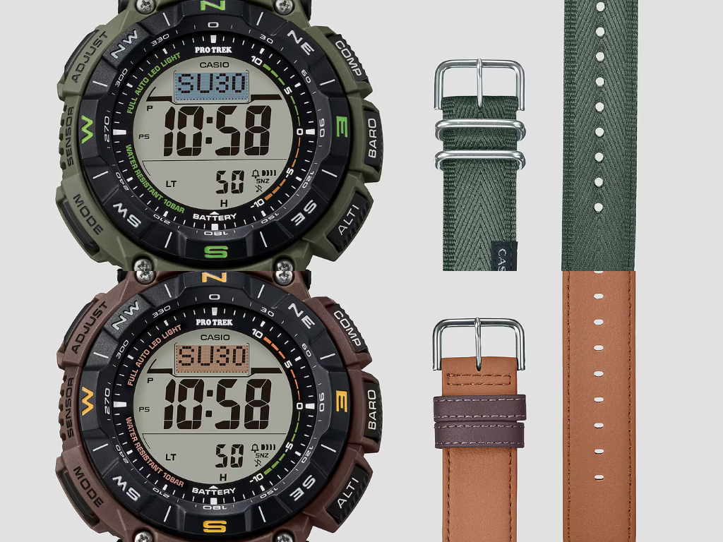 Casio erweitert Pro Trek-Linie: Zwei neue Triple-Sensor-Modelle PRG-340L-5JF und PRG-340B-3JF ab sofort vorbestellbar