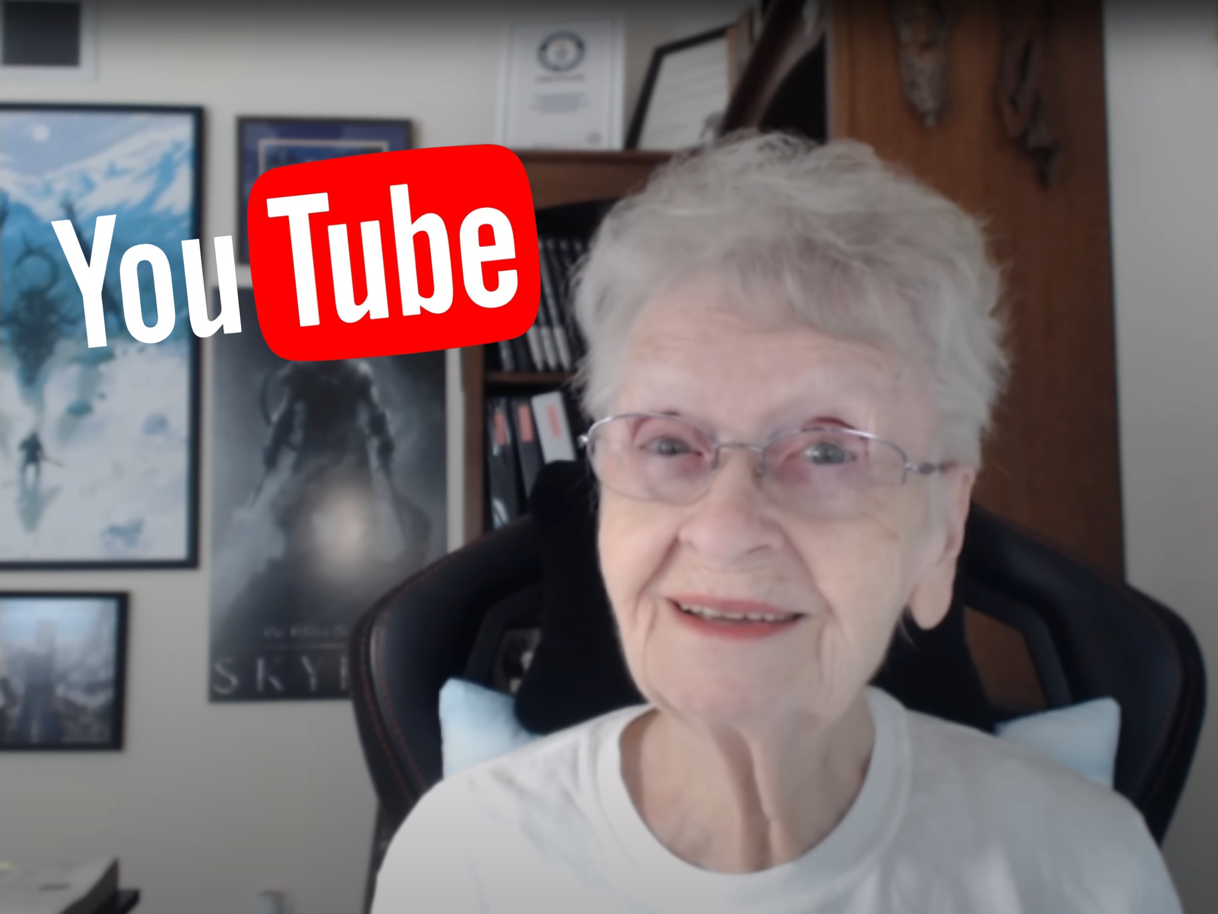 Skyrim grandma ends her YouTube career at 88