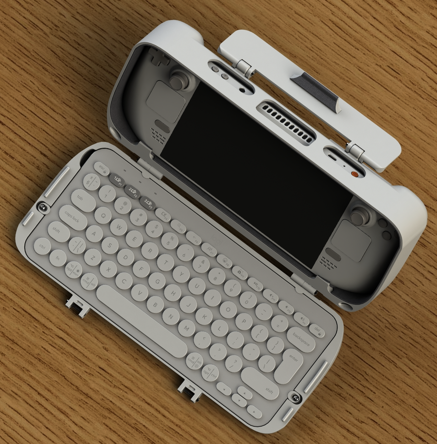 Steam Deck: Custom Case macht Gaming Handheld zur mobilen Workstation