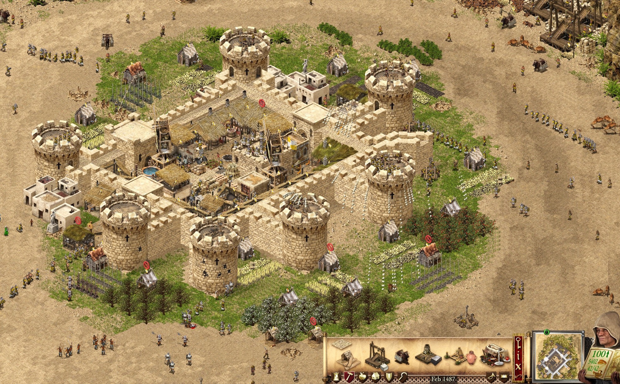 Stronghold Crusader: Definitive Edition startet mit kostenloser Demo, neuen Burgherren und 8 neuen Einheiten