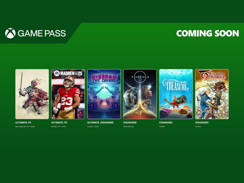 Xbox Game Pass: 6 neue Spiele im Februar, darunter ein Day-One-Release