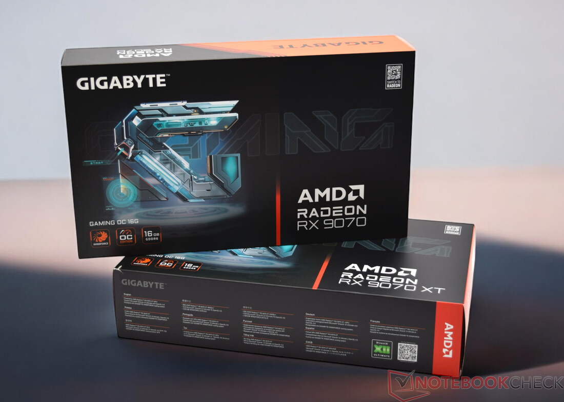 Gigabyte Radeon RX 9070 XT Gaming OC und Gigabyte Radeon RX 9070 Gaming OC