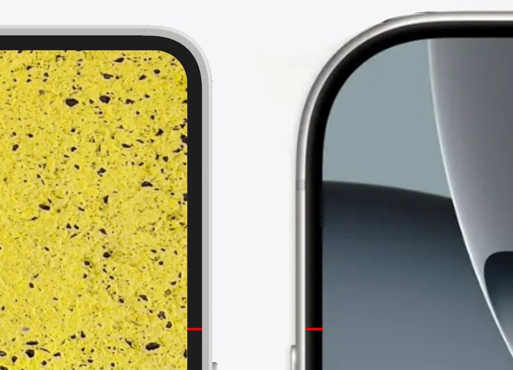 Die Bildschirmränder des Galaxy S25 Ultra sollen sichtbar schmaler als die des Apple iPhone 16 Pro Max sein. (Bildquelle: Ice Universe)