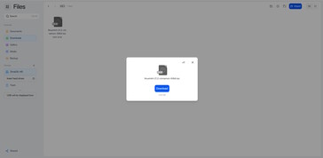 Endlich wird auch die File Size angezeigt, aber nur von Dateien, nicht von Ordnern