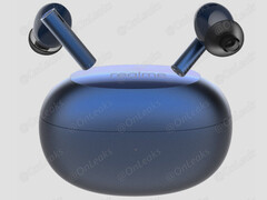 Geleakte Renderbilder zu Realmes Buds Air 3 TWS-Earbuds inklusive einigen Spezifikationen.