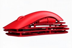 Die Ajazz M259 setzt auf ein kurioses Design, welches das Gewicht reduzieren soll. (Bild: Ajazz)