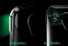 Mechanische Shoulder-Buttons des Xiaomi Black Shark 3 Pr, sollen das mobile Gaming noch effizienter machen.