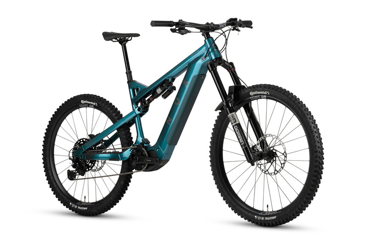 Der Akku ist integriert, es handelt sich standardmäßig um ein Mullet-Bike (Bildquelle: Nox)