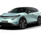 Das Elektro-Crossover-Coupe Nissan Ariya erhält noch in diesem Geschäftsjahr ein Facelift, V2L, Google-Infotainment und für Japan eine andere Aufhängung (Bild: Nissan).