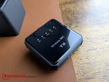 Eines der Mikros mit LED-Anzeige