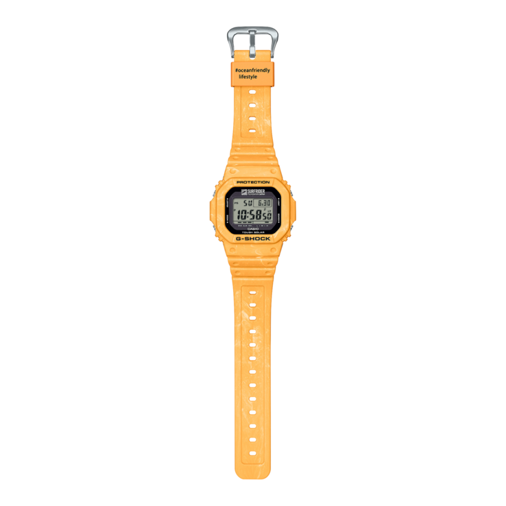 Die Casio G-Shock × Surfrider Foundation Japan G-5600SFJ-9 Uhr. (Bildquelle: Casio)