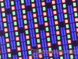 Scharfe Subpixelanordnung ohne Probleme mit der Körnigkeit