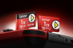 Lexars neue Play-Pro-Karten (links) arbeiten mit MicroSD Express. (Bildquelle: Lexar)