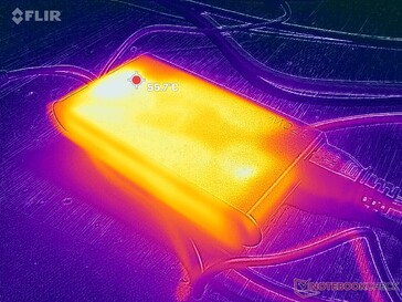 Netzteil erreicht beim Spielen über 56 °C