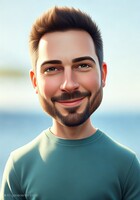 Mit Portrait Studio KI-generiertes Bild im Modus "3D-Cartoon".