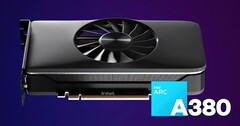 Die Intel Arc A380 erreicht die Leistung der GeForce GTX 1650, wenn die Taktraten erhöht werden. (Bild: Intel)