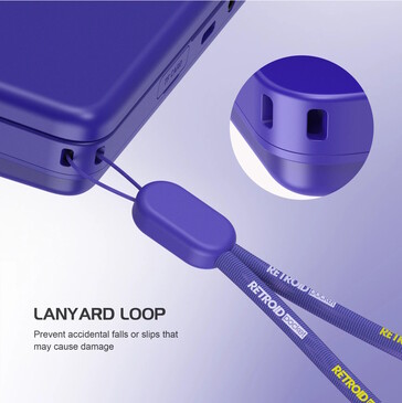 Eine Handschlaufe lässt sich anbringen (Bildquelle: Retroid Pocket)