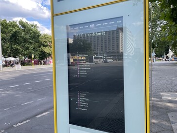 Fahrplanansicht für den Nachtbus. (Bildquelle: Andreas Sebayang/Notebookcheck.com)