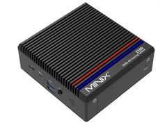 Das lautlose Kühlsystem wird sogar auf dem Gehäuse des Z100 Mini-PCs beworben (Bildquelle: Minix)