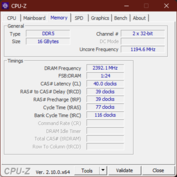 CPU-Z Memory