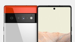 Das Google Pixel 6 Pro, hier in einem visualisierten CAD-Modell vom hoch-verlässlichen Leaker Steve Hemmerstoffer aka OnLeaks.