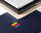 dbrand verschafft Apple MacBooks einen Retro-Look samt buntem Apple-Logo.