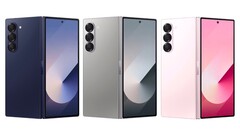 Das Samsung Galaxy Z Fold6 ist erstmals in allen drei neuen Farben in offiziellen Renderbildern zu sehen. (Bild via Winfuture)