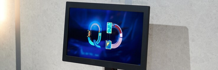 Samsungs QD-LED-Display auf der Display Week. (Foto: Andreas Sebayang/Notebookcheck.com)