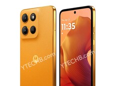 Das Moto G05 und das Moto G15 sollen auch in auffälligem orange angeboten werden. (Bildquelle: Ytechb)