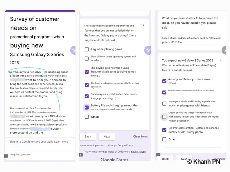 In dieser (maschinell übersetzten) Umfrage wird ein Galaxy S25 Launchtermin ab dem 5. Januar 2025 angedeutet.