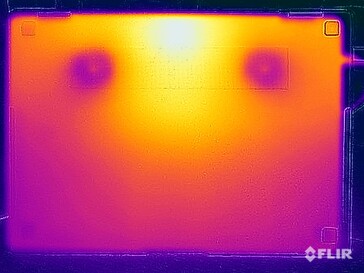 Oberflächentemperaturen Stresstest (Unterseite)