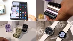 Unsere erste Begegnung mit Samsung Galaxy Z Fold3, Galaxy Z Flip3, Galaxy Buds2, Galaxy Watch4 sowie Galaxy Watch4 Classic in drei Hands-On-Videos.