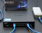 Qnaps neuer 5-Port-10GbE-Switch. (Foto: Andreas Sebayang/Notebookcheck.com)
