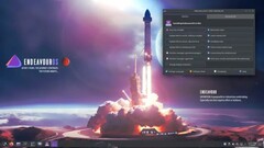 EndeavourOS 2024.06.25 Installationsprogramm mit neuem Hintergrundbild zum fünfjährigen Jubiläum (Bild: EndeavourOS).