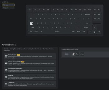 Die Spielefunktionen des Wooting 80HE sind in der Wootility v5 übersichtlich in einem Untermenü zusammengefasst. (Bildquelle: Julian van der Merwe / Notebookcheck)
