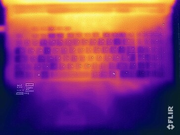 Oberflächentemperaturen Stresstest (Oberseite)