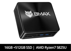 Der B5A Pro ist ein günstiger Mini-PC mit Octa-Core-CPU von AMD (Bildquelle: Bmax)