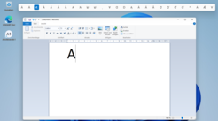 Hinter der Taste "A" verbergen sich viele Sonderzeichnen. Das "A" wird hier zum "Æ".